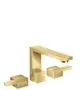 AXOR-HG-AXOR-Edge-3-Loch-Waschtischarmatur-130-mit-Push-Open-Ablaufgarnitur-Diamantschliff-Polished-Gold-Optic-46051990 gallery number 1